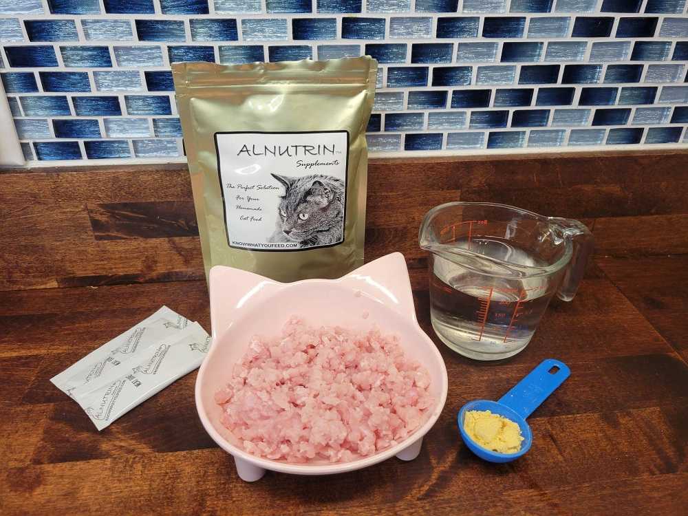 Raw Ground Rabbit Recipe (using Alnutrin for Meat & Bone)