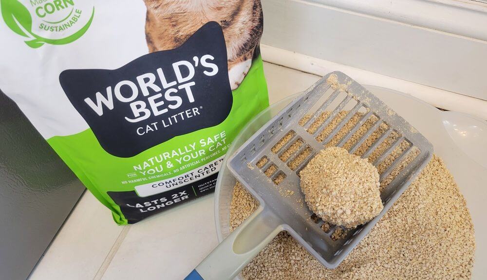 World’s Best Comfort Care Unscented Clumping Corn Litter