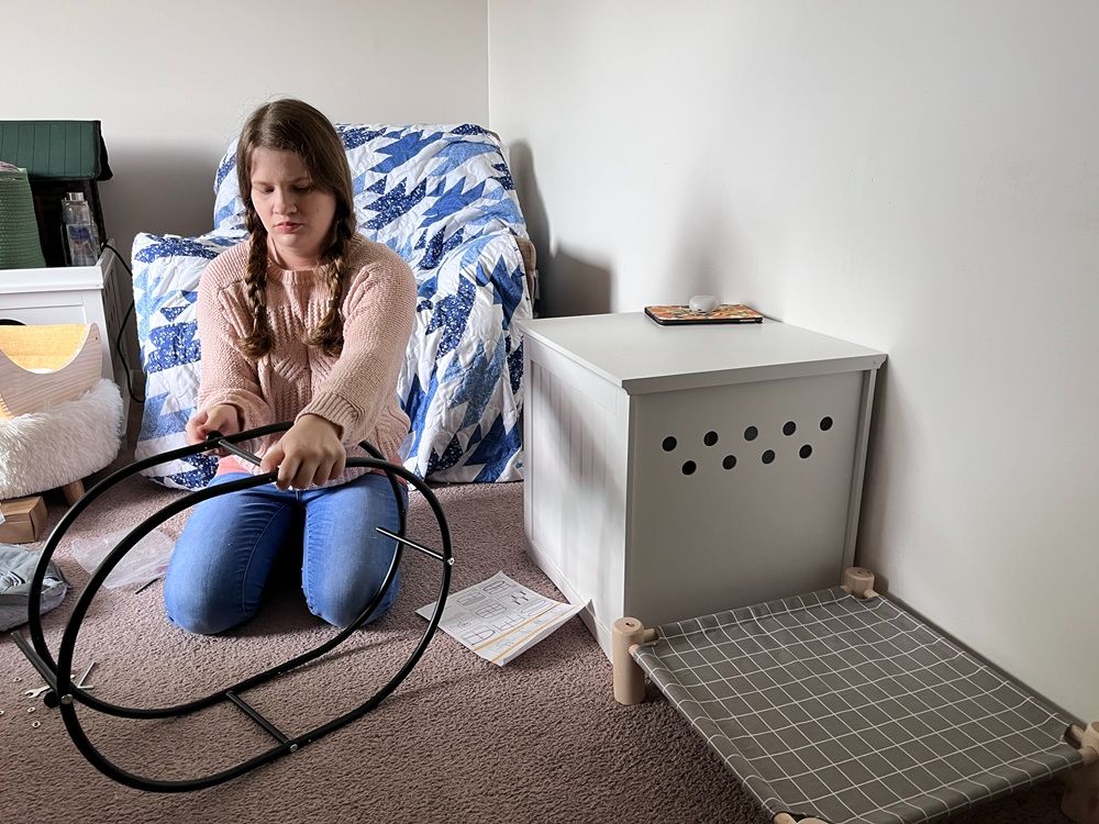 Zoratoo Elevated Cat Hammock Bed